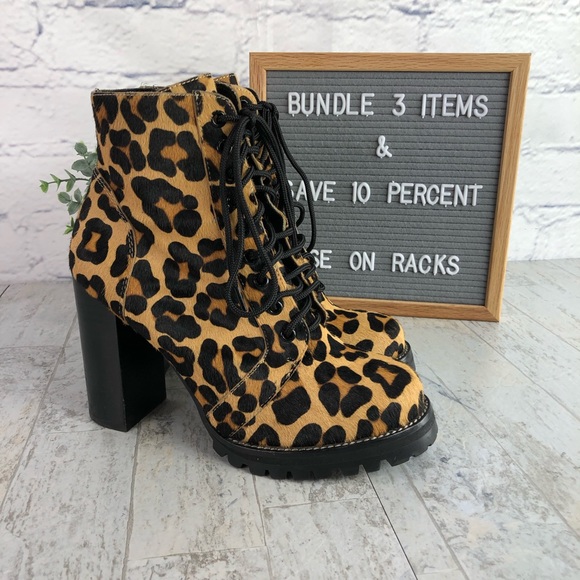 Jeffrey Campbell Shoes - Jeffery Campbell Legion Animal Print Heeled Bootie